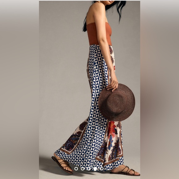 Farm Rio Printed Wide-Leg Pants - Picture 2 of 6